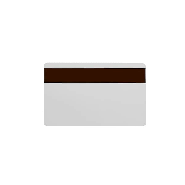 Zebra Technologies Zebra White PVC Cards, Low Coercivity Magnetic Stripe, 500 cards 104523-112